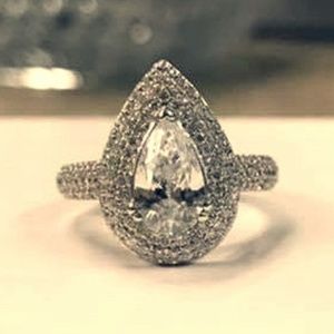 Pear Engagement Ring Setting